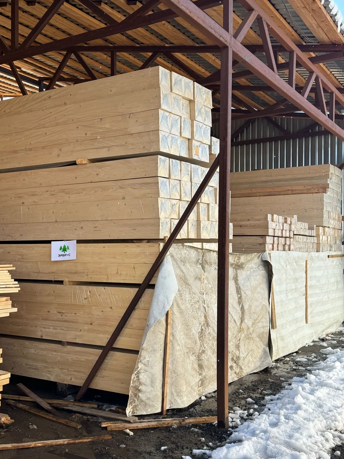 Купить Брус клееный 90х190х6000 мм (Сосна, Ель)